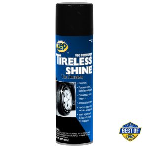 Zep Tireless Shine Tire Dressing – Long-Lasting Tire Shine – 14 oz.