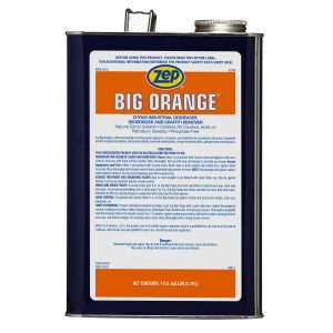 Big Orange Citrus Industrial Degreaser. Deodorizer & Graffiti Remover – Removes Tough Soils – 1 Gallon