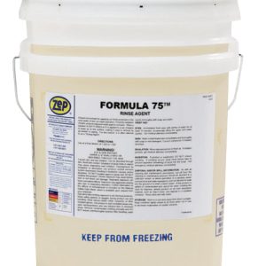 Zep Formula 75 Rinse Agent – Vehicle Wash Drying Agent - 5 Gallon