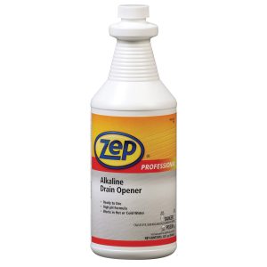 Zep Professional Alkaline Drain Opener – Tackles Tough Clogs – 32 oz