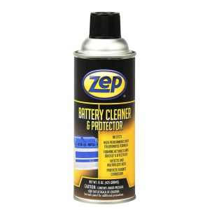 Zep Battery Cleaner & Protector – Detects & Neutralizes Acid – 15 oz
