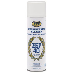 Zep 40 Non-Streaking Cleaner – For Non-Conductive Surfaces – 18 oz