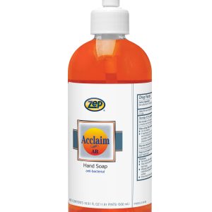 Zep Acclaim AB Antibacterial Hand Soap – Remove Soils and Decreases Bacteria – 16.9 oz