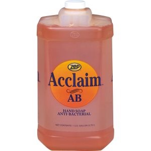 Zep Acclaim AB Antibacterial Hand Soap – Remove Soils and Decreases Bacteria – 1 Gallon