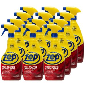 Zep High Traffic Carpet Spot Remover & Cleaner – Enzymatic Stain Remover – 32 Oz.