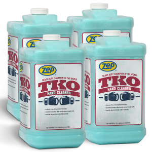 TKO Hand Cleaner with Pumps – Its Solvent-Free Formula Scrubs Away Tough Soils – 1 Gallon