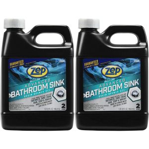 Advanced Bathroom Sink Drain Opener Gel 32 OZ. - Formulated for Toothpaste. Shave Cream. Hair. Soap and Makeup