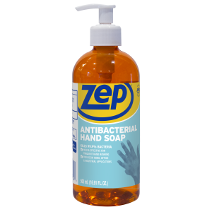 Zep Antibacterial Hand Soap – Kills 99.9% of Bacteria – 16.9 oz