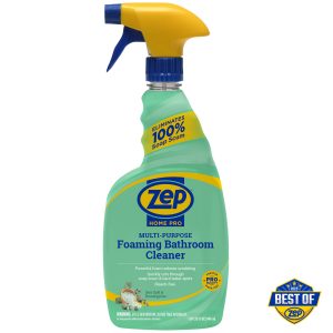 Zep Home Pro Multi-Purpose Foaming Bathroom Cleaner - Bleach-Free. Removes Hard Water Spots - 32 oz.