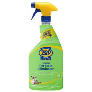 Zep Home Pro Foaming Pet Stain Eliminator - Cleans Carpets. Rugs. Upholstery - 24 oz.