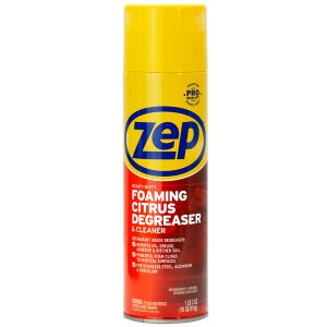 Zep Heavy-Duty Foaming Citrus Degreaser & Cleaner – Foaming Indoor/Outdoor Cleaner – 18 oz.