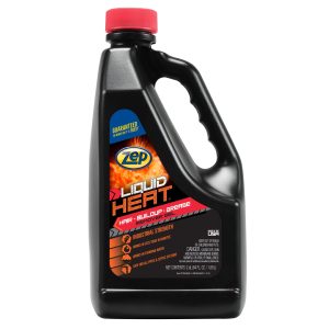 Zep Liquid Heat Hair. Grease. and Buildup Remover Gel – Industrial Strength Drain Cleaner – 64 oz.