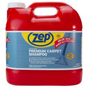 Zep Premium Carpet Shampoo Concentrate – Renews Soiled Carpets – 2.5 Gallon